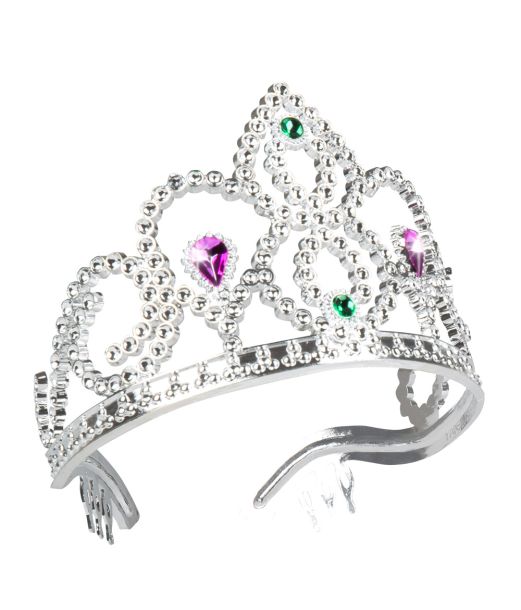 Sølv prinsesse diadem