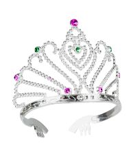 Sølv prinsesse diadem