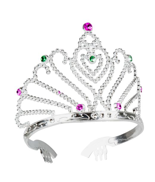 Sølv prinsesse diadem
