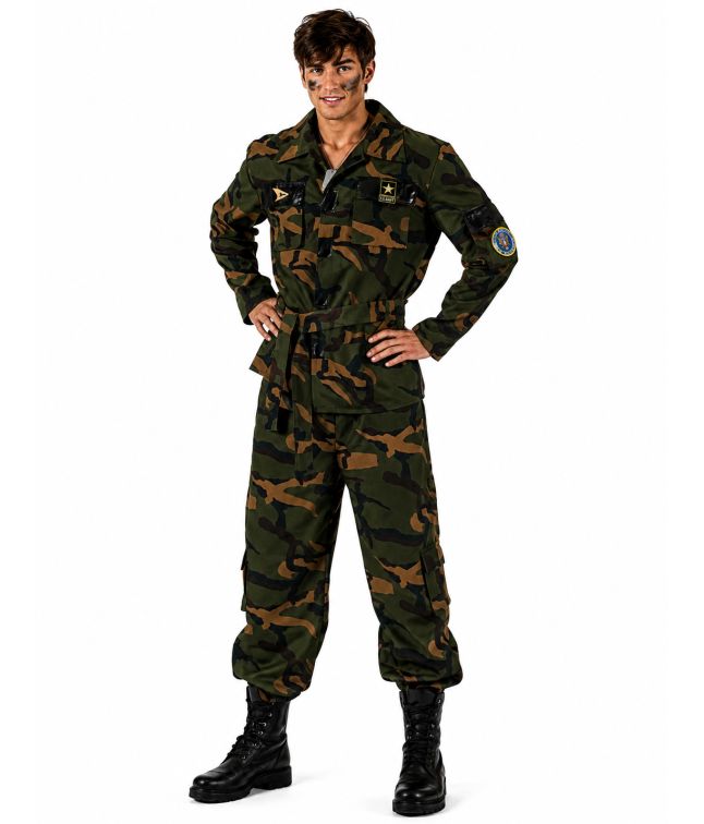 Soldat uniform kostume til mænd.