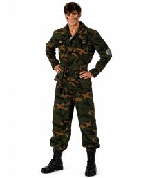 Soldat uniform kostume til mænd.