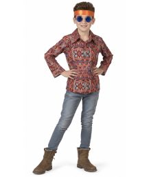 70er hippie skjorte til børn.