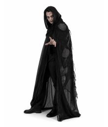 Sort laset kappe til halloween