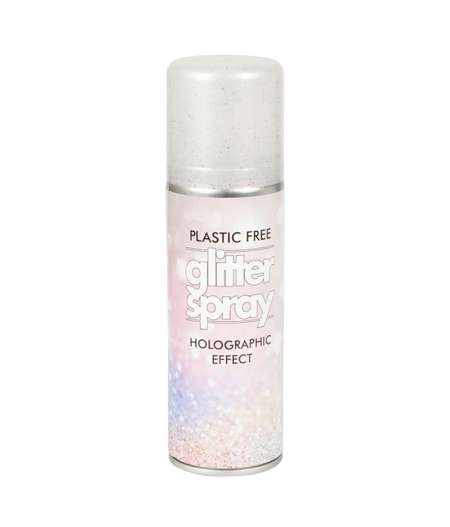 Holografisk glimmer hårspray