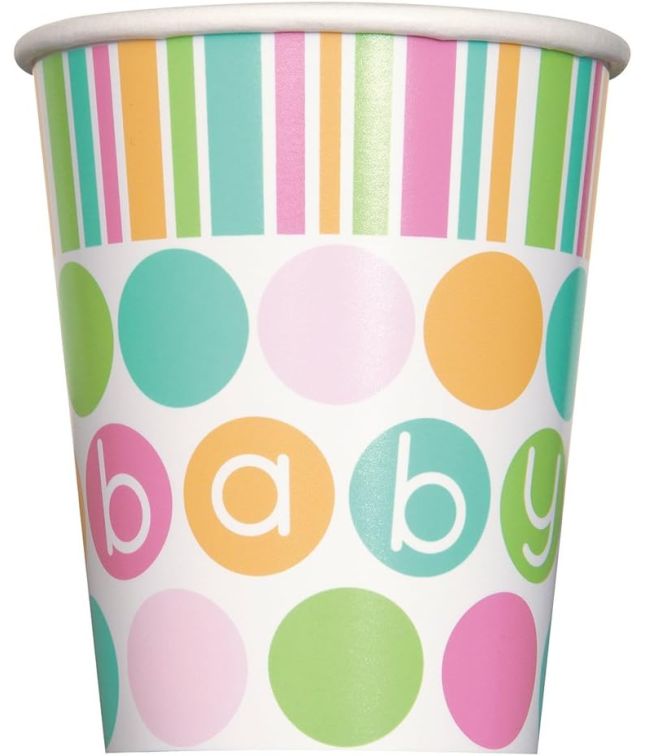 Baby polka papkrus, 8 stk