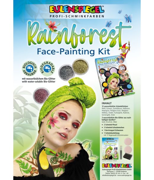 Eulenspiegel Rainforest sminkepalette