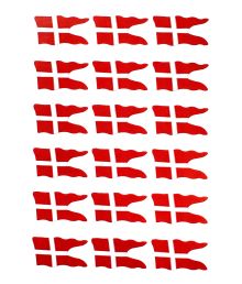 Dannebrog klistermærker til sange