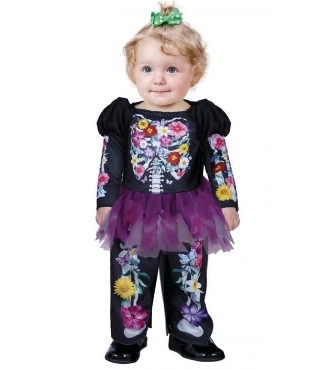 Blomster Skelet kostume