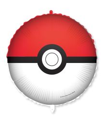 Pokeball folieballon, 46 cm