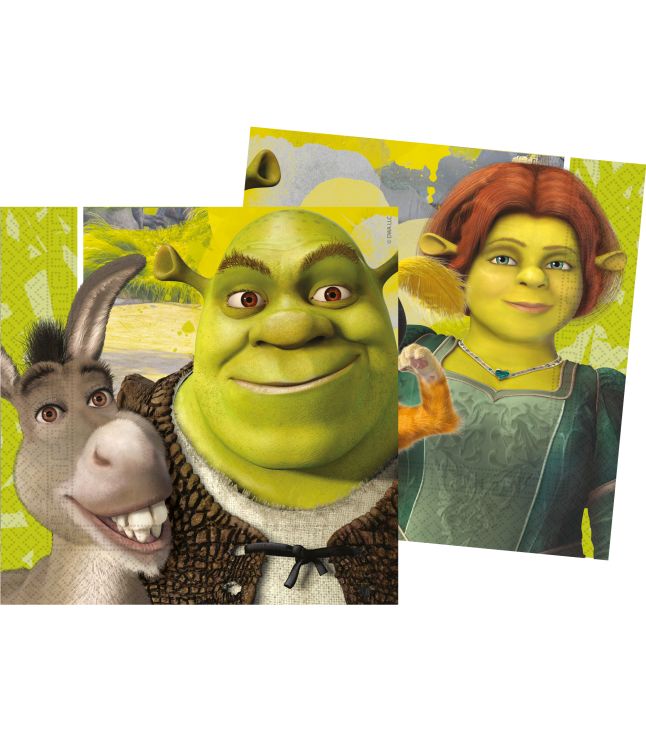 Shrek servietter, 20 stk