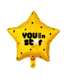 Guld stjerne folieballon, You Are a Star