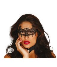 Sort blonde flagermusmaske