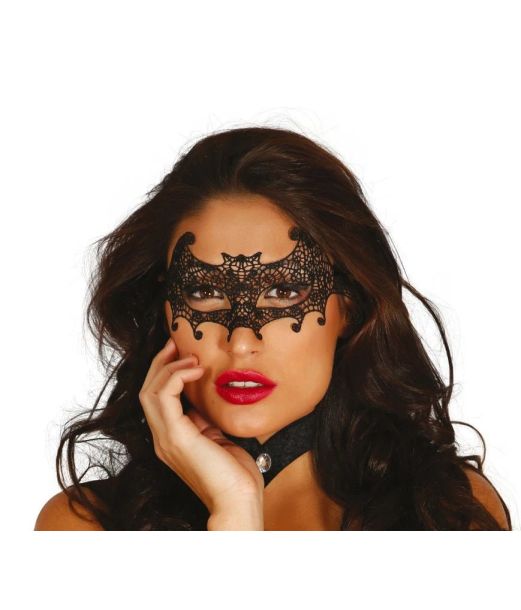 Sort blonde flagermusmaske