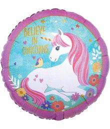 Enhjørning folieballon, 45 cm