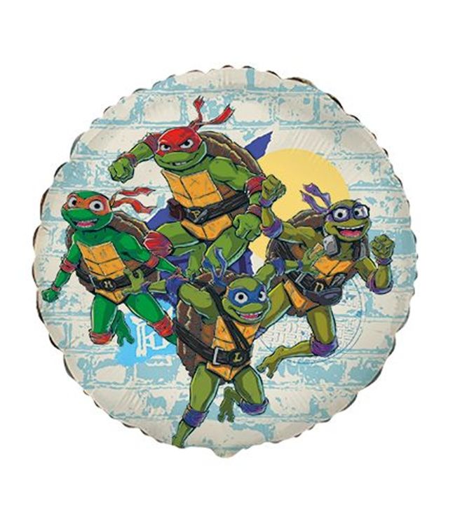 Ninja Turtles folieballon, 45 cm