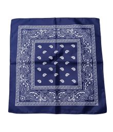 Blå bandana til dit kostume