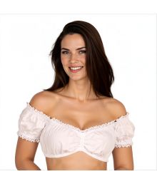 Hvid dirndl bluse Nele