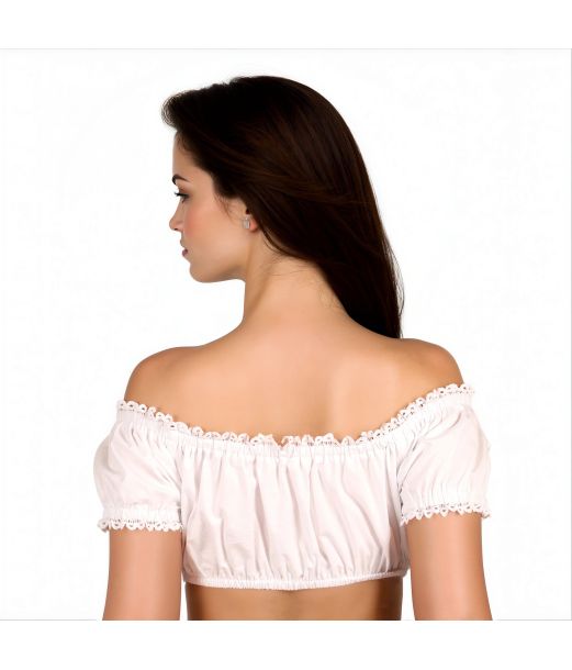 Hvid dirndl bluse Nele