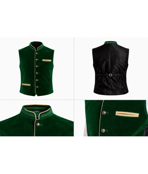 Grøn Oktoberfest vest