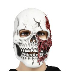 Blodig skeletmaske