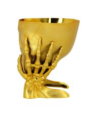 Guld kranie skål