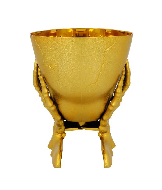 Guld kranie skål