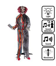 Stående slagter klovn, 175 cm