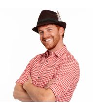 Mørkebrun Oktoberfest hat