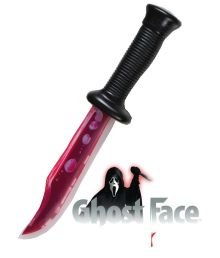 Ghost Face kniv med flydende blod