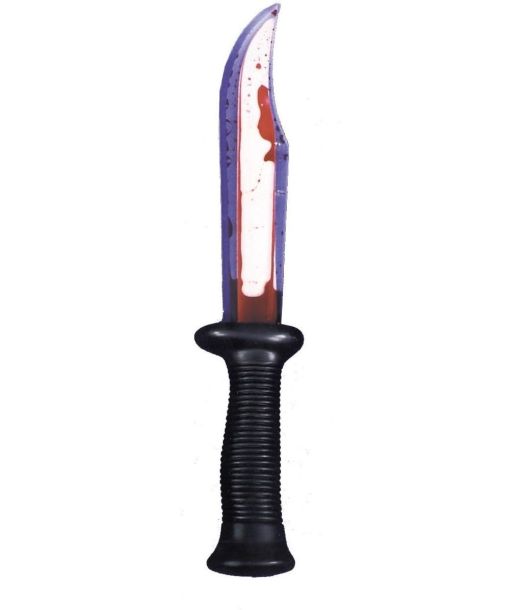 Ghost Face kniv med flydende blod