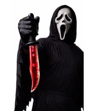 Ghost Face kniv med flydende blod