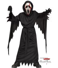 Ghost Face kostume med blødende maske