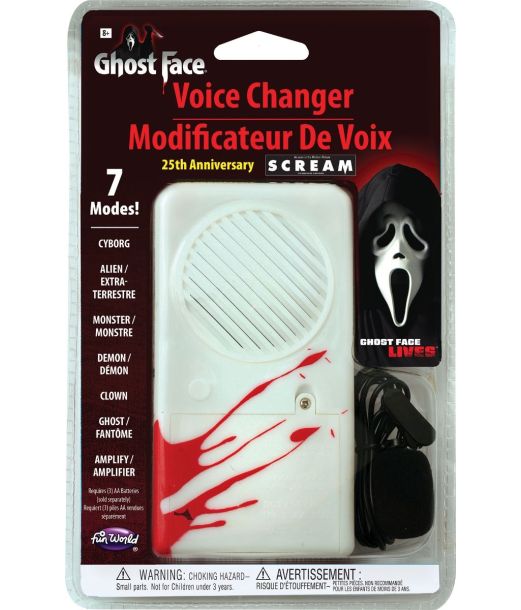 Ghost Face stemmeskifter med 7 lyde
