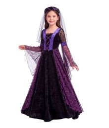 Gotisk prinsesse kostume til piger