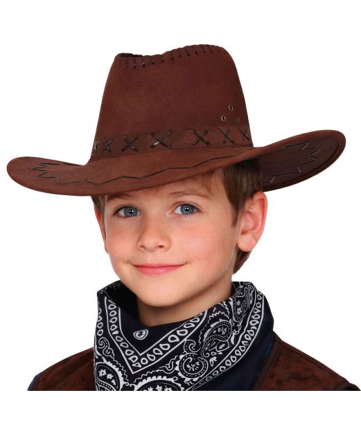Mørkebrun Cowboyhat, barn