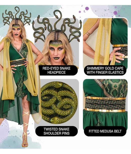 Medusa kostume til kvinder