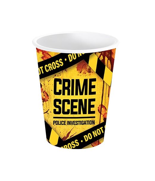 Crime scene papkrus 6 stk