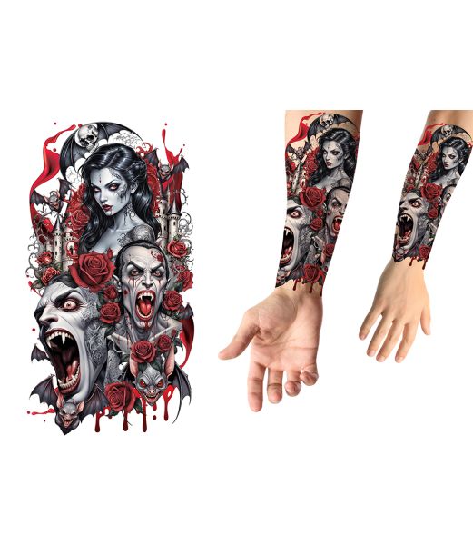 Kunstig Vampyrtatovering