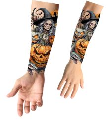 Græskar og heks tatovering