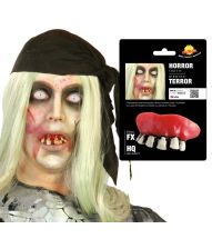 Zombie tænder til halloween.