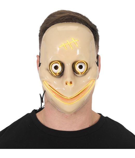 Scare maske med LED lys