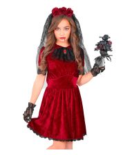 Gotisk Vampyr brud kostume til piger.