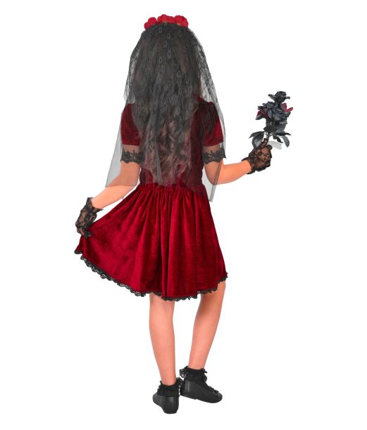 Gotisk Vampyr brud kostume til piger.