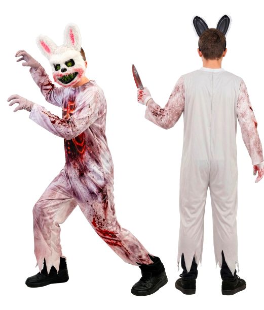 Zombie kanin kostume til børn.