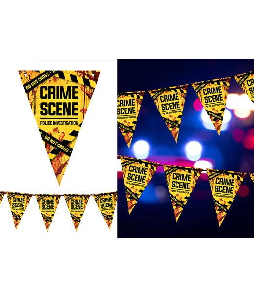 Crime scene vimpelguirlande