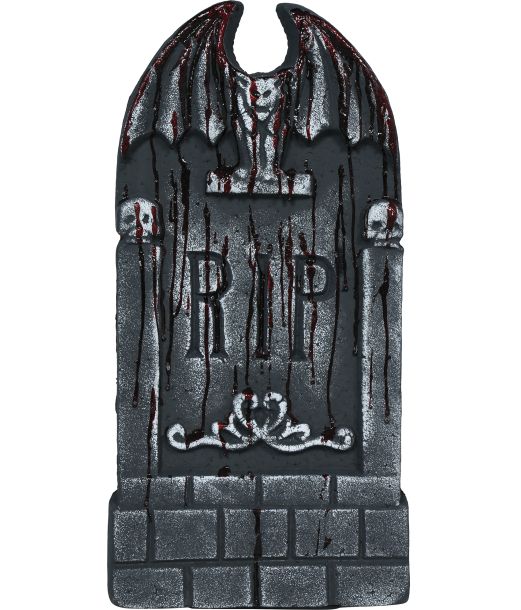 Blodig gravsten RIP