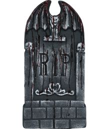 Blodig gravsten RIP
