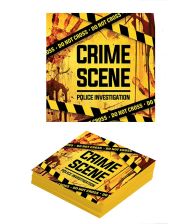 Crime Scene servietter, 20 stk