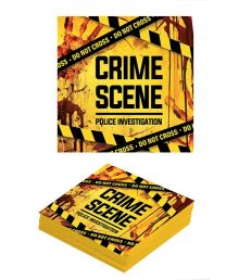 Crime Scene servietter, 20 stk