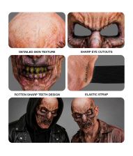 Zombie maske til voksne.